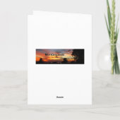 冥土の女神へ最高ののおめでとう カード (裏面)