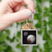 冥王星とチャロン9thまたはドワーフ惑星シス太陽のテム キーホルダー (手)