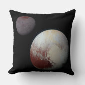 冥王星とチャロン9thまたはドワーフ惑星シス太陽のテム クッション (正面)