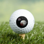 冥王星とチャロン9thまたはドワーフ惑星シス太陽のテム ゴルフボール (インサイチュ 木)