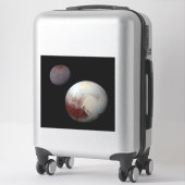 冥王星とチャロン9thまたはドワーフ惑星シス太陽のテム シール (スーツケース)