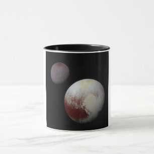冥王星とチャロン9thまたはドワーフ惑星シス太陽のテム マグカップ