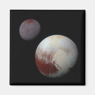 冥王星とチャロン9thまたはドワーフ惑星シス太陽のテム マグネット