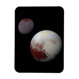 冥王星とチャロン9thまたはドワーフ惑星シス太陽のテム マグネット