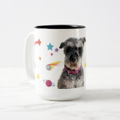 冥王星のコーヒーマグへようこそ ツートーンマグカップ (正面左)