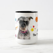 冥王星のコーヒーマグへようこそ ツートーンマグカップ (中央)