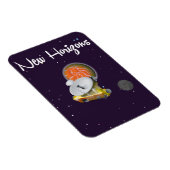 冥王星のニューホライズンズ宇宙船 ポストカード マグネット (右側)