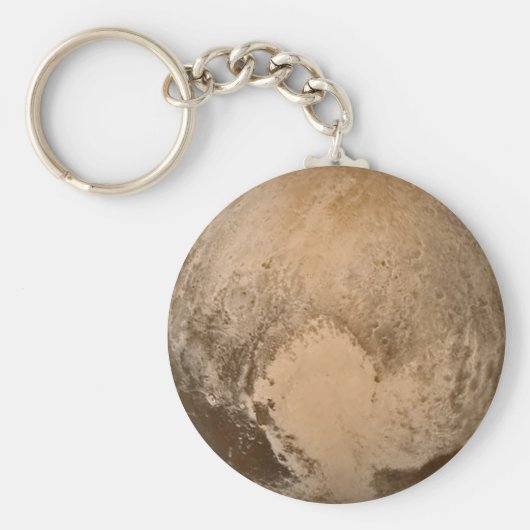 冥王星のハート キーホルダー (正面)