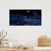 冥王星の夕日 ポスター (キッチン)