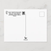 冥王星はがき ポストカード (裏面)