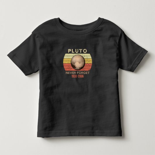 冥王星を忘れないで eris 月 天文学 astronomo トドラーTシャツ (正面)
