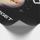 冥王星を決して忘れない ラッピングペーパー (角)