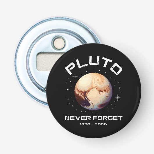 冥王星を決して忘れない 栓抜き (正面)