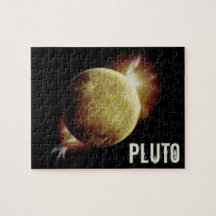 冥王星イエロープラネット3d宇宙宇宙イラストレーション