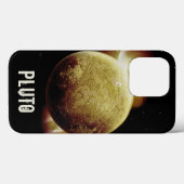 冥王星イエロープラネット3d宇宙宇宙イラストレーション Case-Mate iPhoneケース (裏面 (横))