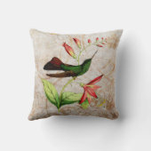 冥王星ハミングバードヴィンテージグランジ枕 クッション (裏面)