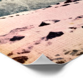 冥王星レトロSci-Fiポスター ポスター (角)