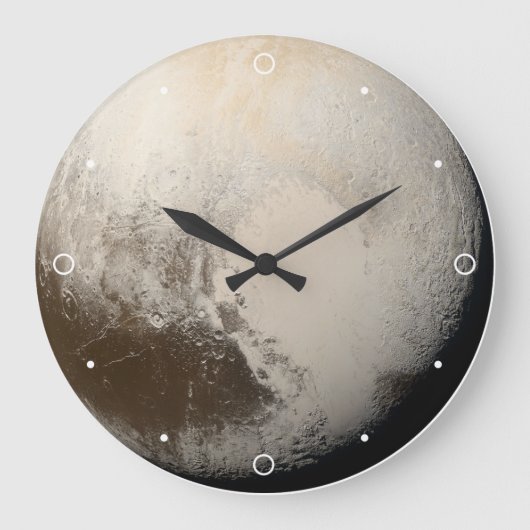 冥王星太陽の系グエレガントリーゲ蠍座 ラージ壁時計 (正面)