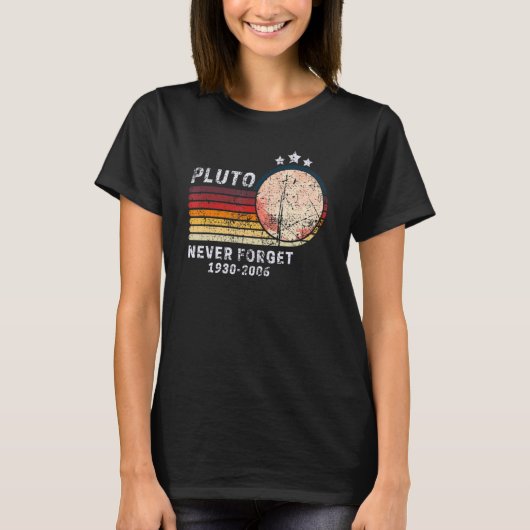 冥王星忘れ1930 2006ヴィンテージ宇宙Scienc Tシャツ (正面)