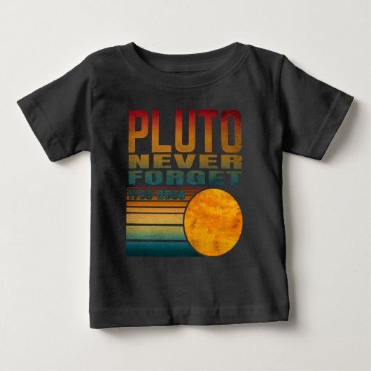 冥王星忘れ ベビーTシャツ (正面)