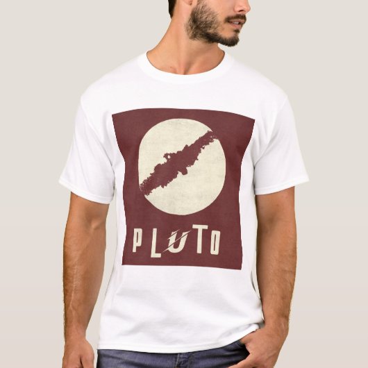 冥王星惑星Tシャツ Tシャツ (正面)