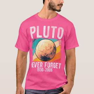 冥王星1930忘れ-2006冥王星の天文学ヴィンタ Tシャツ