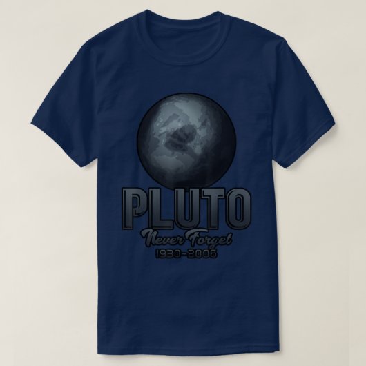 冥王星1930忘れ-2006 Tシャツ (デザイン正面)