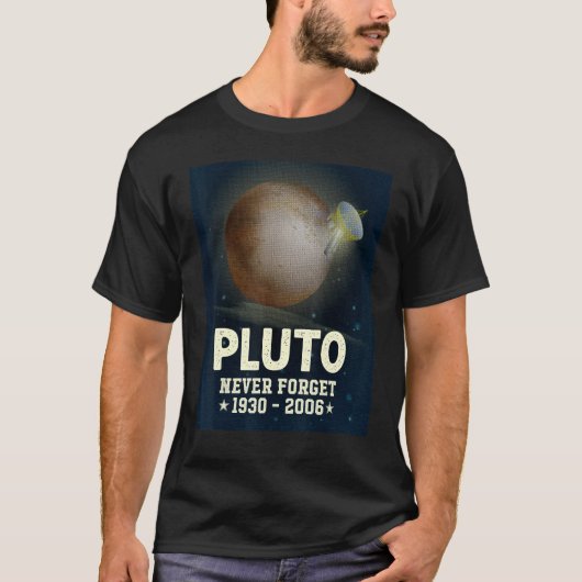 冥王星1930 2006忘れ年の科学の宇宙G Tシャツ (正面)