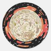 冥王星22' ラウンドシール (正面)