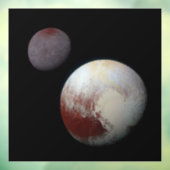 冥王星 & カロン 9番目の準惑星 太陽系 ウィンドウサイン (シート3)