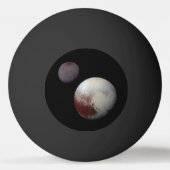 冥王星 & カロン 9番目の準惑星 太陽系 卓球ボール (裏面)