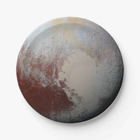 冥王星 ペーパープレート (正面)