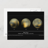 冥王星 惑星 ポストカード (正面/裏面)