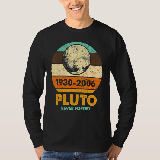 冥王星 惑星 絶対忘れない 太陽系 天文学 S Tシャツ (正面)