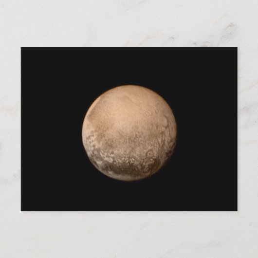 冥王星、私のお気に入りの惑星 – New Horizons NASA ポストカード (正面)