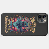 冥界の猫(昆虫)オオカバマダラ、モナークに向かって不気味弓を引く Case-Mate iPhoneケース (裏面(横))