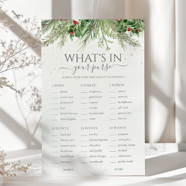 冬あなたの財布のブライダルシャワーゲーム (クリエイターアップロード済み)