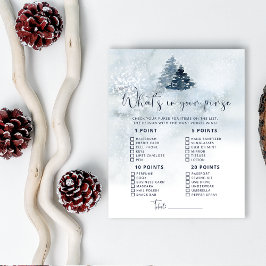 冬あなたの財布の赤ちゃんシャワーゲームに何がある