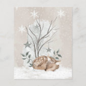 冬あなたの財布の赤ちゃんシャワーゲームの中に何がある (裏面)