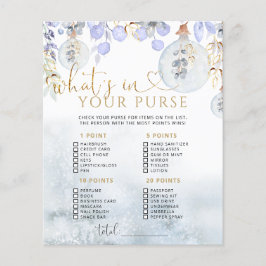 冬あなたの財布の赤ちゃんシャワーゲームは何だ