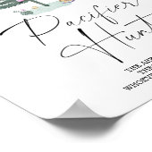 冬おしゃぶり狩りベビーシャワーゲームポスター ポスター (角)