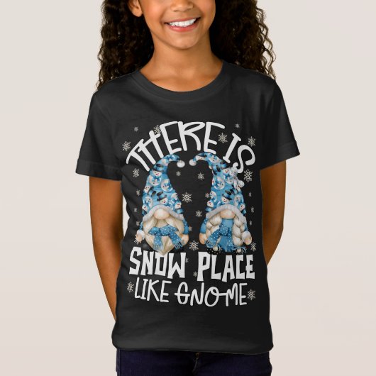 冬おもしろいことわざスノーフレーク格言 Tシャツ (正面)