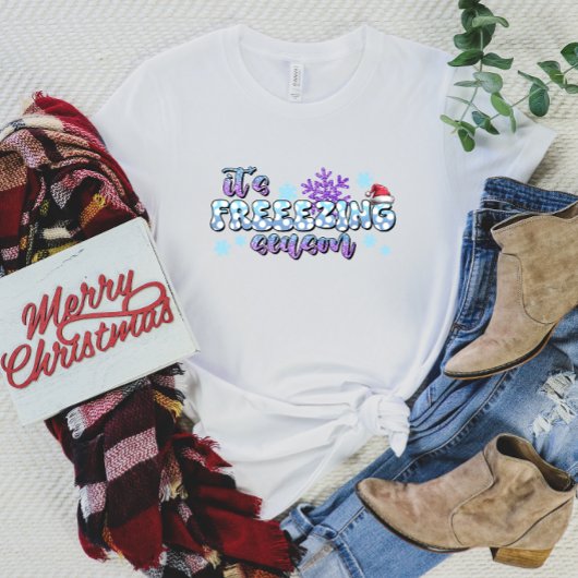 冬おもしろいのTシャツ – 寒い季節 Tシャツ