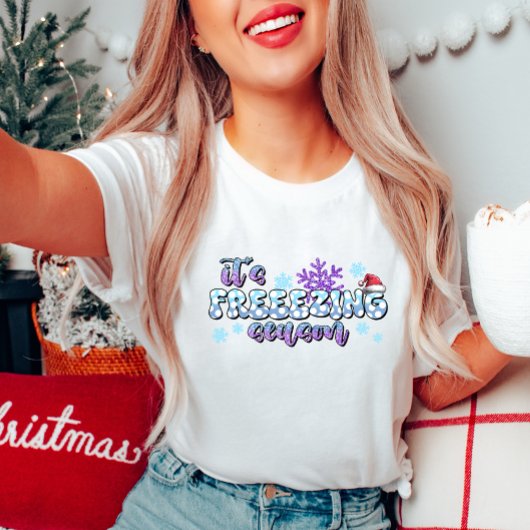 冬おもしろいのTシャツ – 寒い季節 Tシャツ