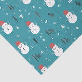 冬お洒落の漫画雪だるま 薄葉紙 (詳細)