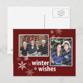冬お洒落の願い ポストカード (正面/裏面)