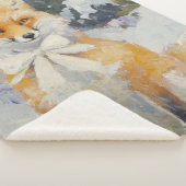 冬お洒落キツネかわいい子供部屋ベビーキッズ シェルパブランケット (3/4)