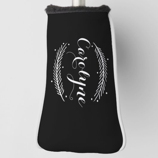 冬お洒落リースブパーソナライズされたラックI ゴルフヘッドカバー (回転90)