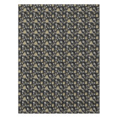 冬お洒落動物の町 テーブルクロス (正面)