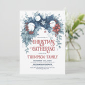 冬お洒落鳥クリスマスホリデーパーティー 招待状 (スタンド正面)